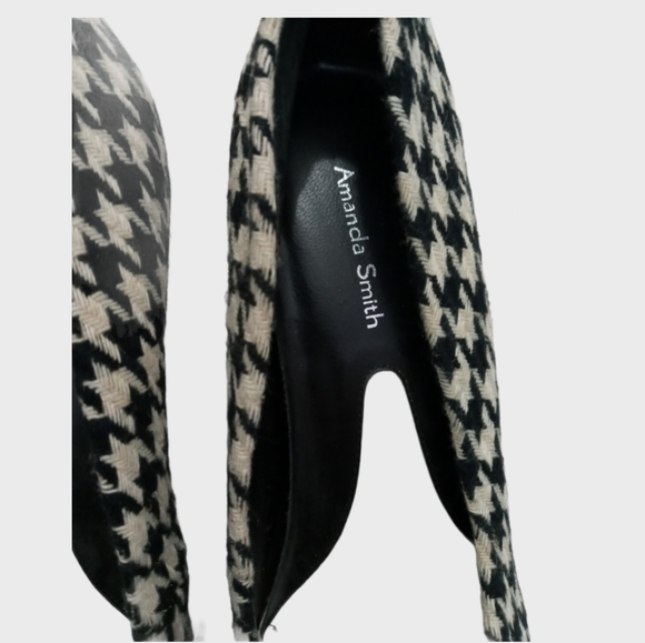 Amanda Smith Houndstooth Pumps Size 8.5 - Picture 5 of 7